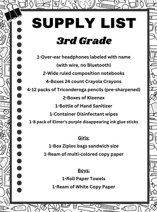 3rd Grade